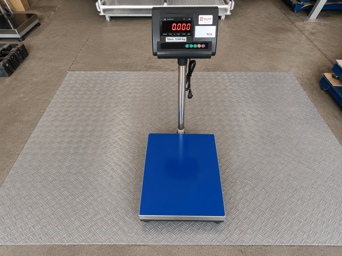magacinske skladišne vage 600x600mm Vagar AD